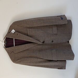 346 Brooks Brothers Madison Fit Men's Brown Plaid Blazer Wool 42R
